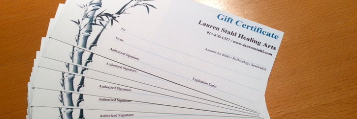 Lauren Stahl Gift Certificates